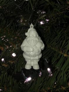 Santa Claus Ornament 3D Printer Model