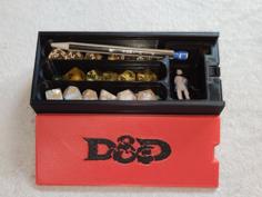 DnD Box – Dice, Pencil And Miniature Holder 3D Printer Model