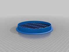 Garage Ventilation Grill 195mm 3D Printer Model