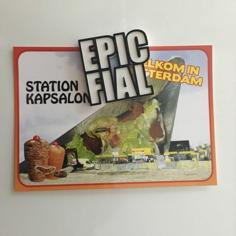 EPIC FAIL FIAL | Fridge Magnet (image Macro Meme Letters) 3D Printer Model