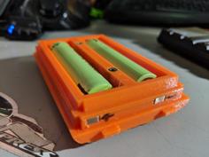 FT-60E/R 18650 Battery Pack With Internal BMS 3D Printer Model