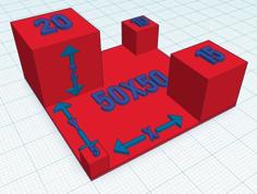 Multi Sized Calibration 3D Printer Model