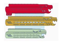 Handguard Custom From Scarab Tgr2 3D Printer Model