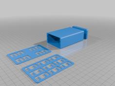 Eartips Storage Holder Card Edition 3D Printer Model