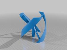 Helical Wind Turbine (PiP) 3D Printer Model