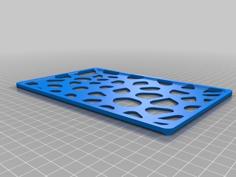 Voronoi Panel Lamp 3D Printer Model