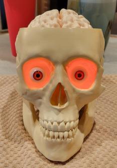 Candy Brain Bucket (LIGHTED Eye Option Added) 3D Printer Model