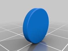 Snap Button Golf Ball Marker 3D Printer Model