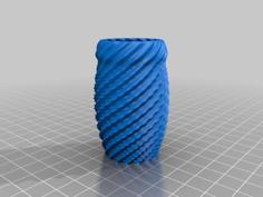 Spikes Vase (Scalable) (vase Mode) 3D Printer Model