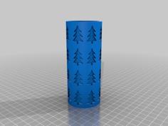 Christmas Tree Pastry Roller 3D Printer Model