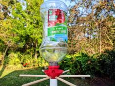 Bird Feeder Bottle For Whole Sun Flower Seeds 3D Printer Model