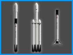 SpaceX Falcon 9 + Falcon Heavy 3D Printer Model