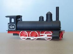 Steam Loco 3D Printer Model