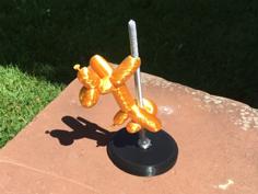 Pole Dancing Balloon Dog 3D Printer Model