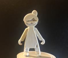 Librarian Gnome – 28Chibi (small) 3D Printer Model