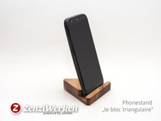 Smartphonestand “le Bloc Triangulaire” Cnc/fdm 3D Printer Model