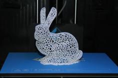 Grid-Bunny, Stylish Easter Decoration (no Support) 3D Printer Model