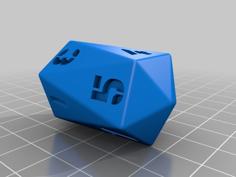 Weighted D10 For Conflict Of Heroes 3D Printer Model