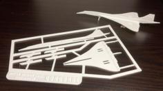 Concorde Kit Card 3D Printer Model