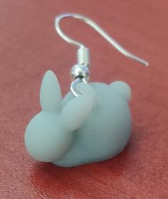 Simple Bunny Earring 3D Printer Model