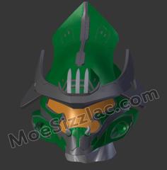 Halo Infinite – Ikari Helmet And Secondary Mandate Shoulders – For Yoroi 3D Printer Model