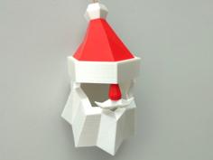 Modern Santa Claus Christmas Ornament (Without Support) 3D Printer Model