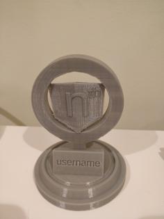 Angular Trophy (Customizable) 3D Printer Model