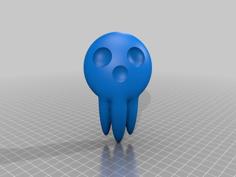 Death The Kid Brooch (Soul Eater) 3D Printer Model