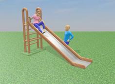 Slide Scaled For Sylvanian Families Or Playmobil 3D Printer Model