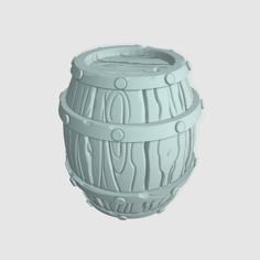 Rocket Pig Games: Barrel 3D Printer Model