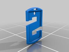 “S” I.D. Badge Holder 3D Printer Model