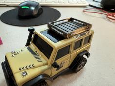 1:43 Scale Roof Rack 3D Printer Model