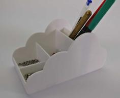 Cloud Desk Organizer 3D Printer Model