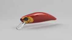 Trout Lure 50mm 3D Printer Model