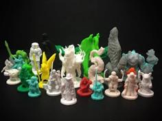 Pocket-Tactics: Fantasy Personalities (Fourth Edition/Wave 1) 3D Printer Model