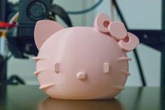 Hello Kitty Planter – High Poly Version 3D Printer Model