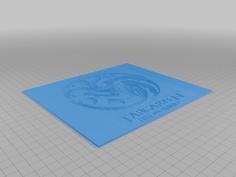 House Targaryen Sigil HueForge 3D Printer Model