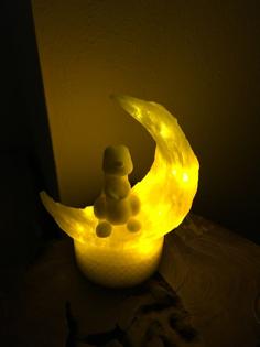 Moon Bunny As Nightlight 3D Printer Model