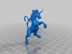 Unicorn Rampant 3D Printer Model