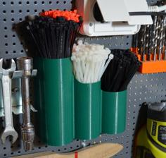 Biltema Pegboard Ziptie Holder 3D Printer Model