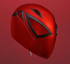 Spider-man Aaron Aikman Inspired Helmet 3D Printer Model