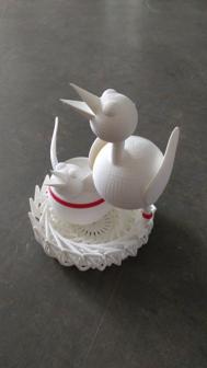 Decorative Bird Nest 3D Printer Model