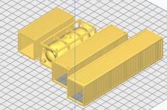 HO Containers 2020 3D Printer Model