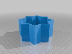 Maceta Estrella 3D Printer Model