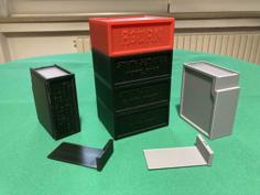 Stackable Magnetic Deck Box (Customizable) 3D Printer Model