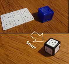 SNAP DICE 3D Printer Model