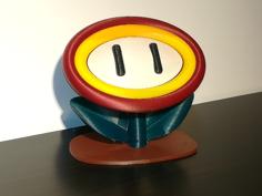 Super Mario Fire Flower (multi Material) 3D Printer Model