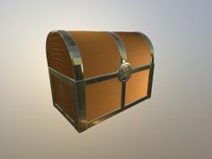 Pirate Treasure Chest (simple) 3D Printer Model