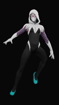 Spider Gwen Scale Model 3D Printer Model