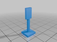 1/64 Scale Sign 3D Printer Model